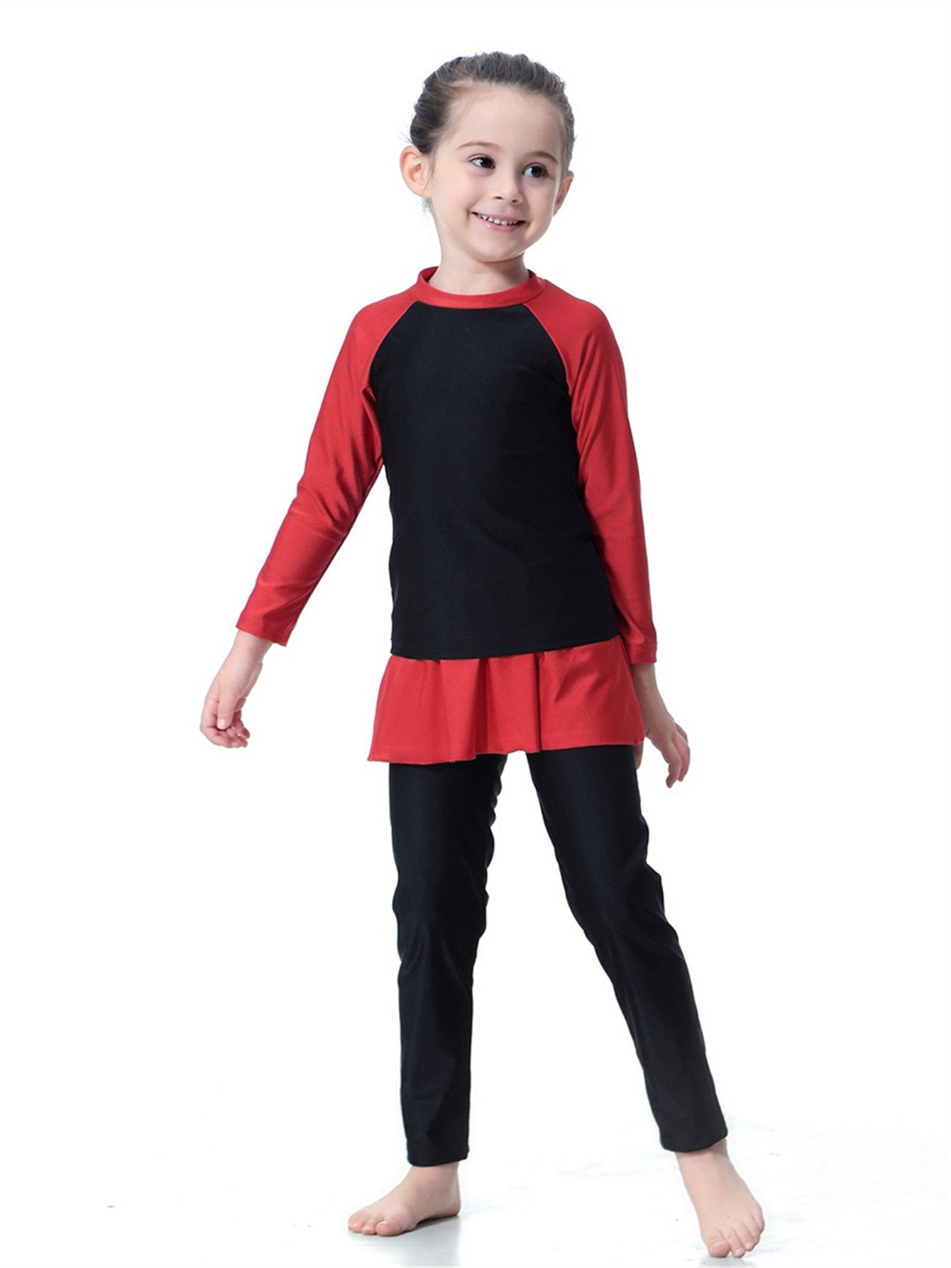Muslim girl traditional fashion swimwear swimsuit