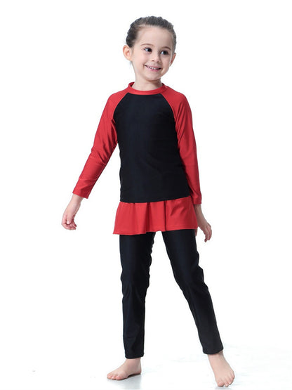 Muslim girl traditional fashion swimwear swimsuit