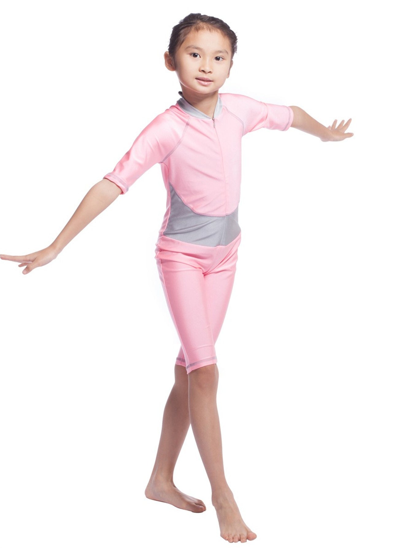 Girls Traditional Fashion One-Piece Swimsuit