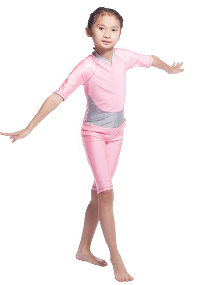 Girls Traditional Fashion One-Piece Swimsuit