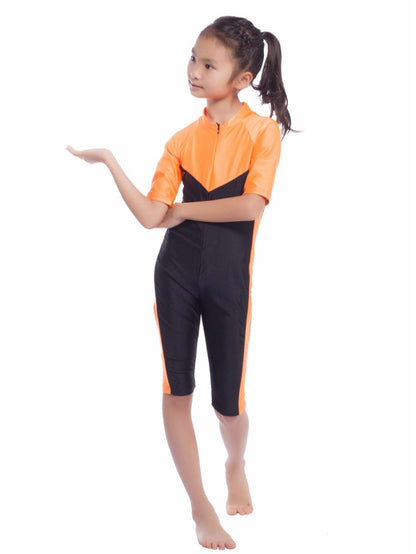 Muslim girl traditional fashion swimwear swimsuit