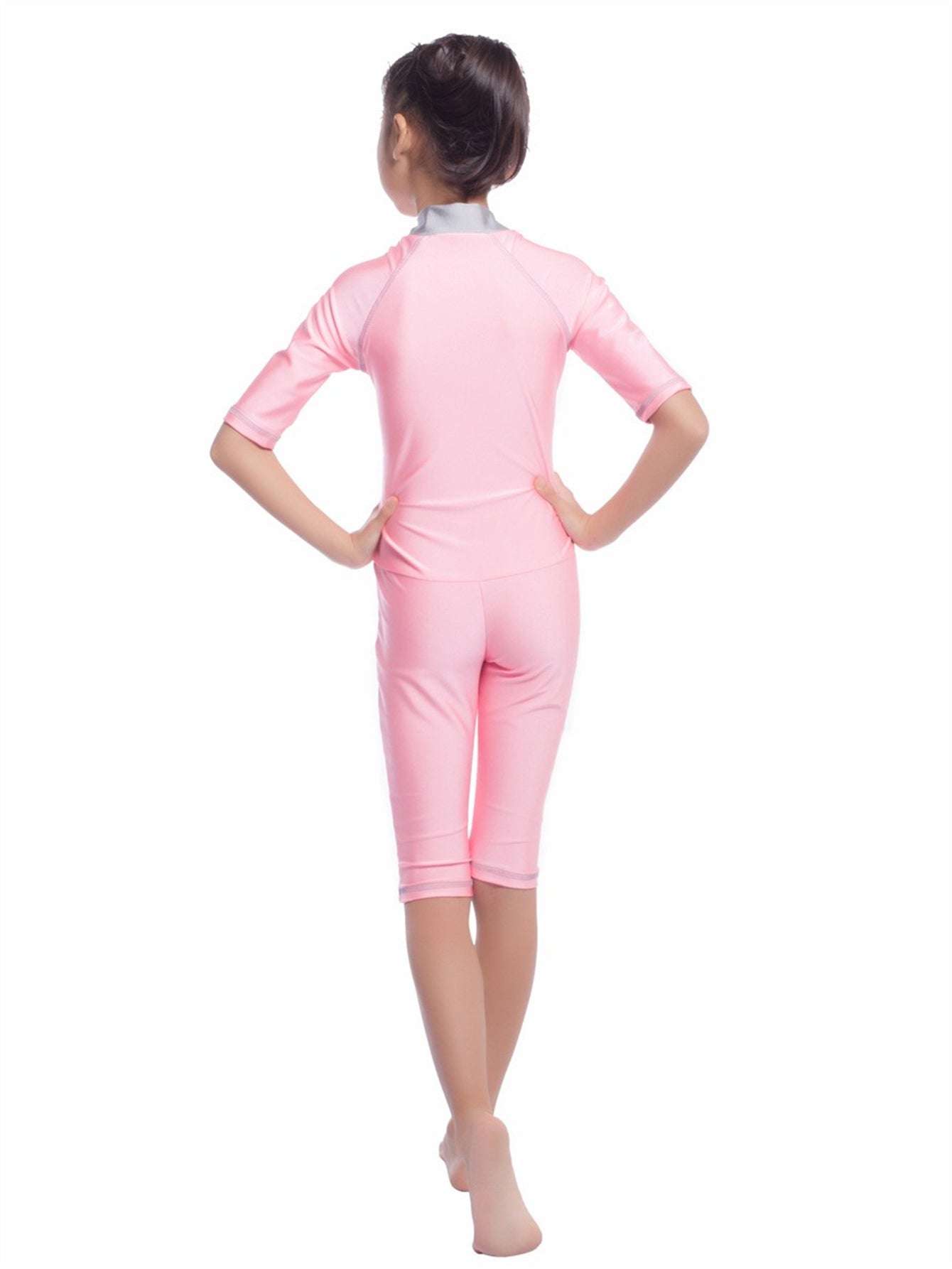 Girls Traditional Fashion One-Piece Swimsuit