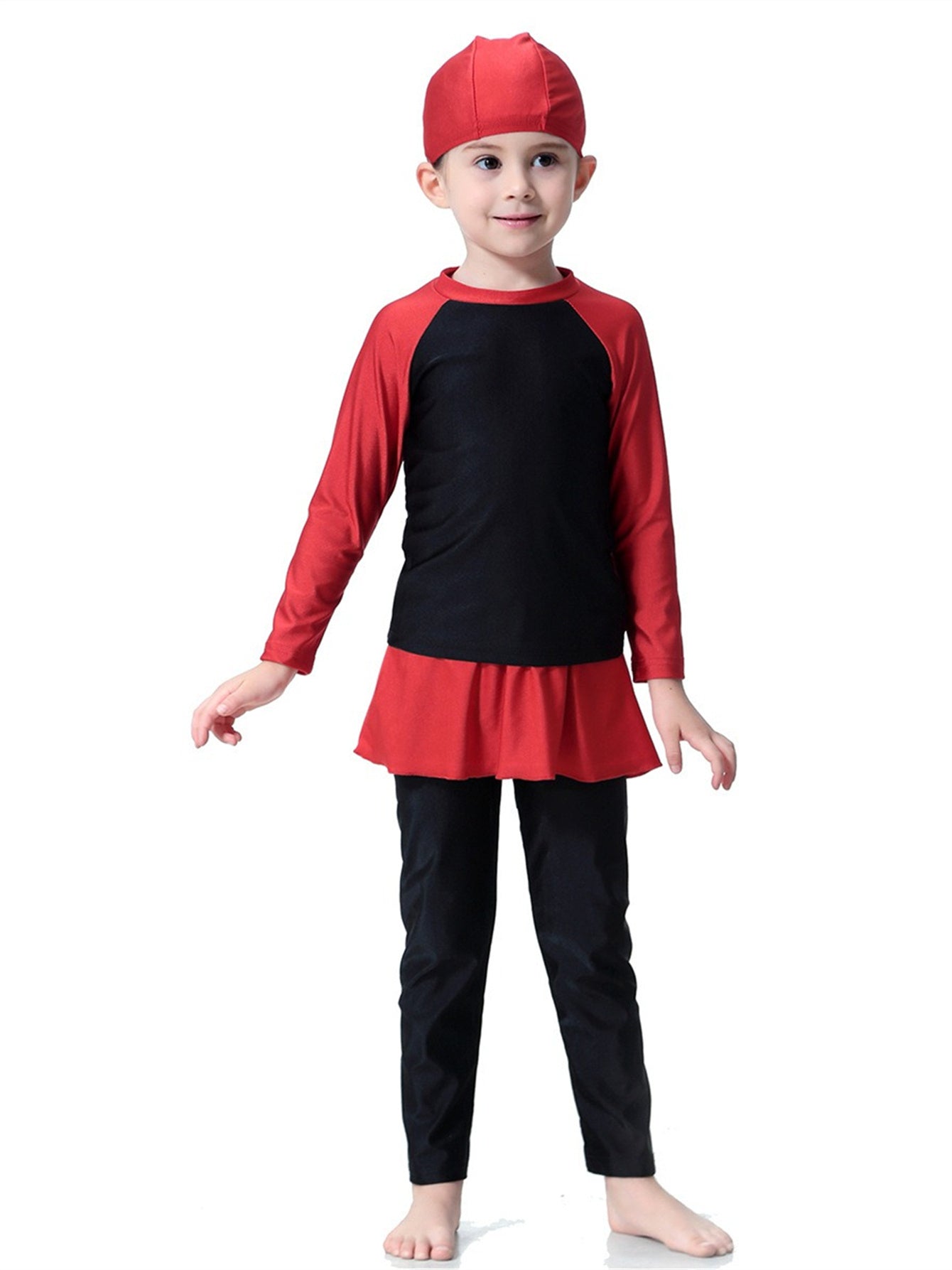 Muslim girl traditional fashion swimwear swimsuit