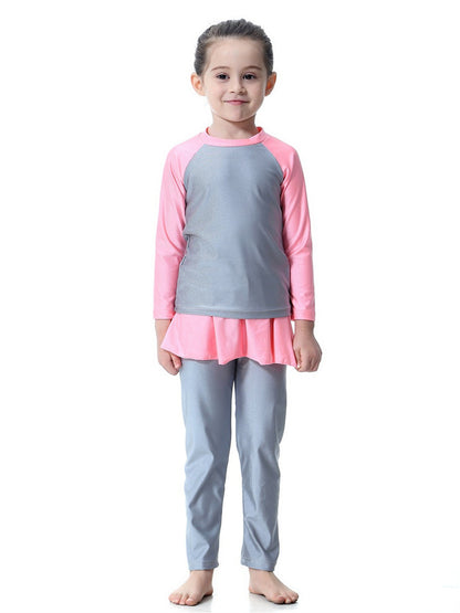 Muslim girl traditional fashion swimwear swimsuit