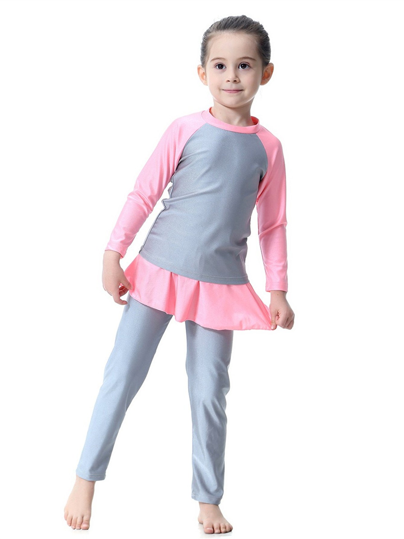 Muslim girl traditional fashion swimwear swimsuit