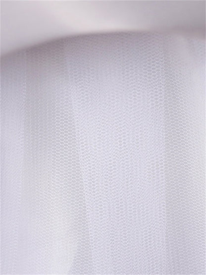 Long dress sequined wedding princess dress small host long sleeve mesh skirt bow dress