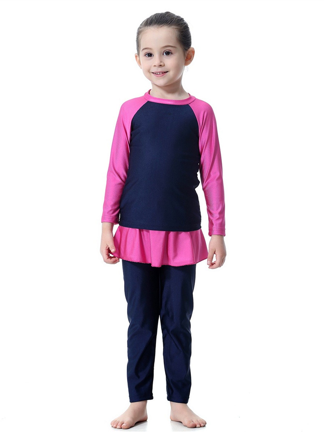 Muslim girl traditional fashion swimwear swimsuit