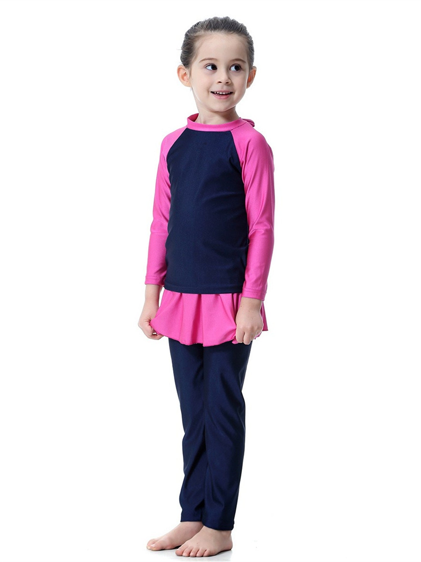 Muslim girl traditional fashion swimwear swimsuit