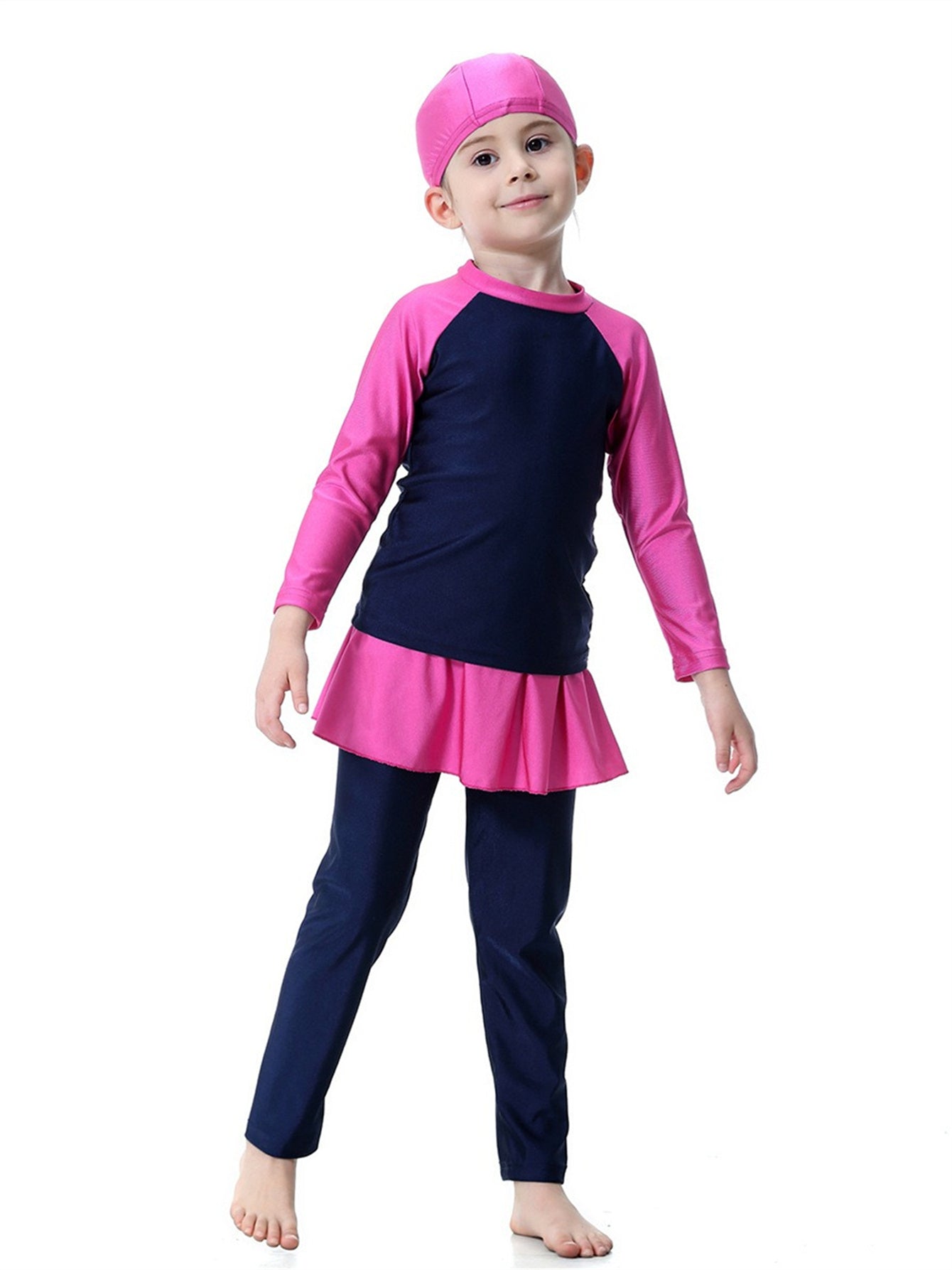 Muslim girl traditional fashion swimwear swimsuit