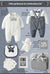 Little Gentleman (E combination) set gift box, new suitcase packaging