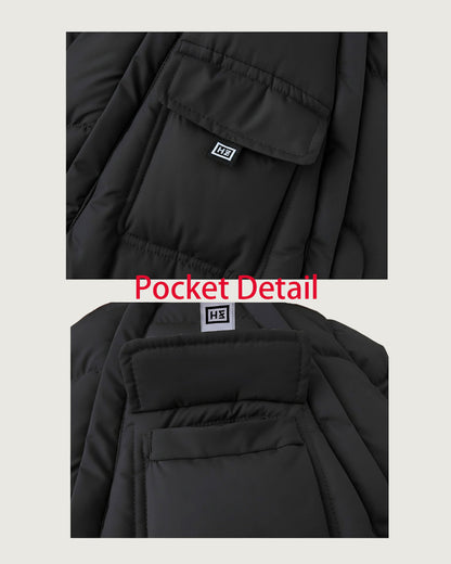 Baby winter Romper with hood