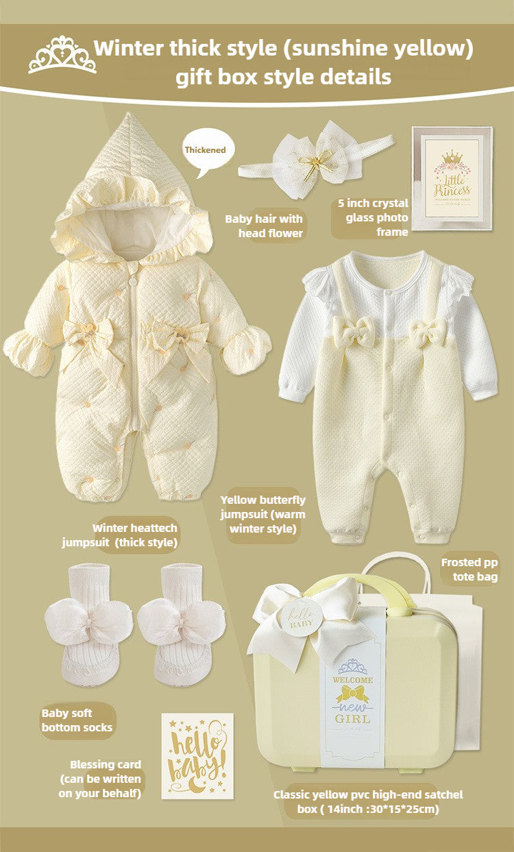 Newborn Baby Girl Winter Clothes Gift Box