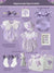 Elegant Purple (K Combination) Set Gift Box (Summer Short Sleeves)