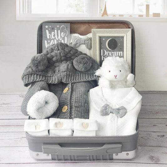 Baby Boy winter jumpsuit Gift Box Set