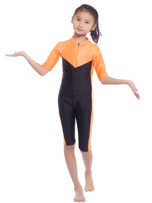 Muslim girl traditional fashion swimwear swimsuit