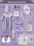 Elegant Purple (E Combination) Set Gift Box (Spring and Summer)