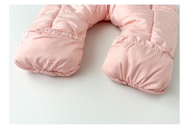 Newborn Baby Hoodie Jumpsuit Pram Snow Suit baby jumpsuit