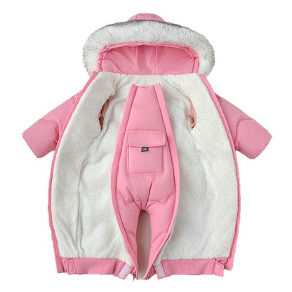 Baby winter Romper
