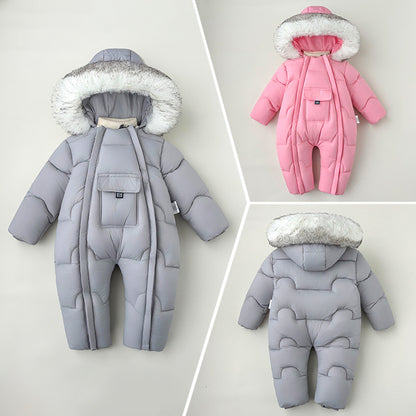 Baby winter Romper