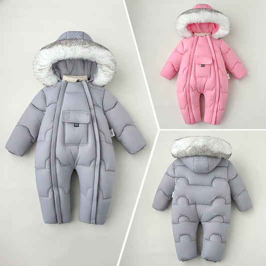 Baby winter Romper