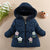 Navy blue flower