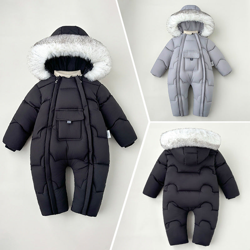 Baby winter Romper
