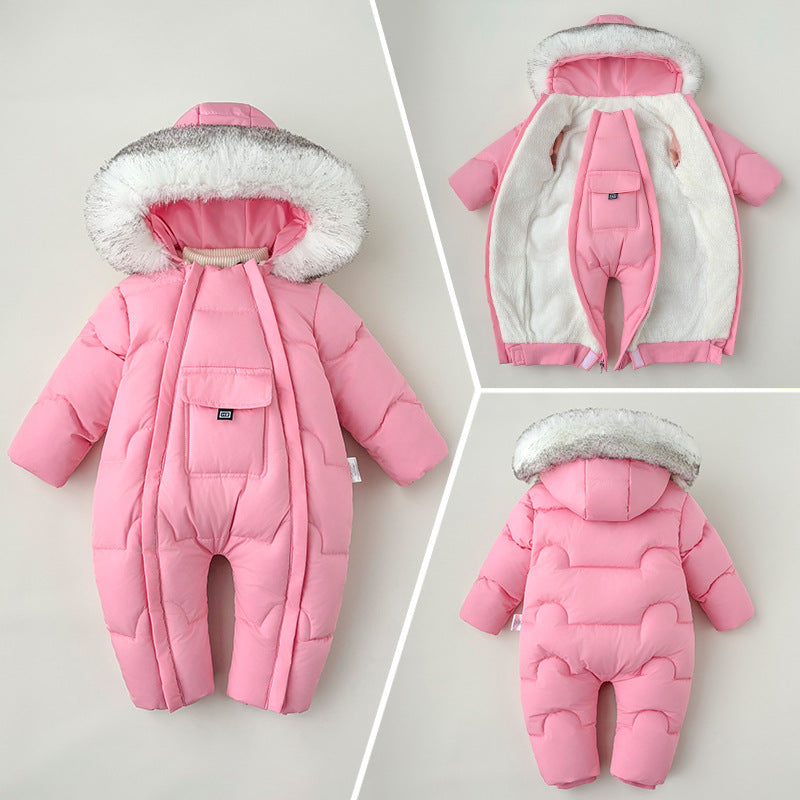 Baby winter Romper
