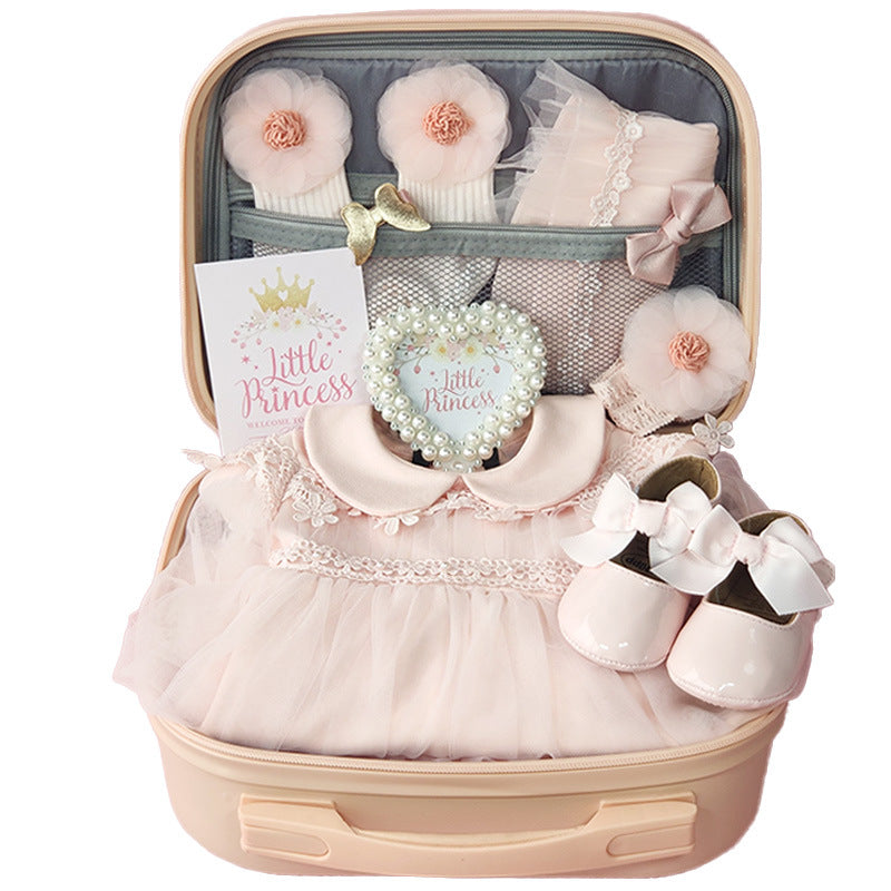 Newborn girl dress Gifts set