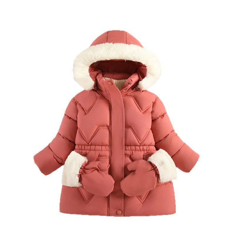 Girl Winter Coat with Hood