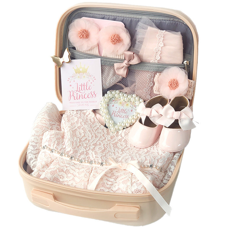 Baby girl dress gift box