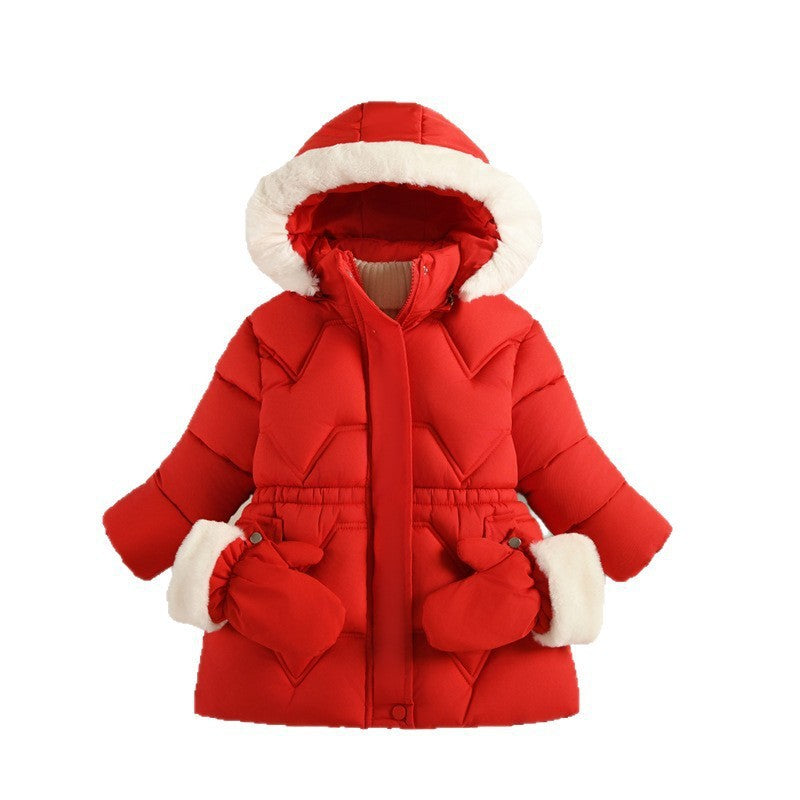 Girl Winter Coat with Hood
