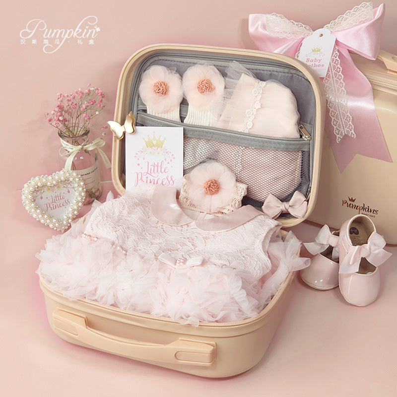 Baby girl dress gift box