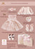 Champagne powder dress skirt (D combination) set