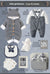 Little Gentleman (B combination) set gift box, new suitcase packaging