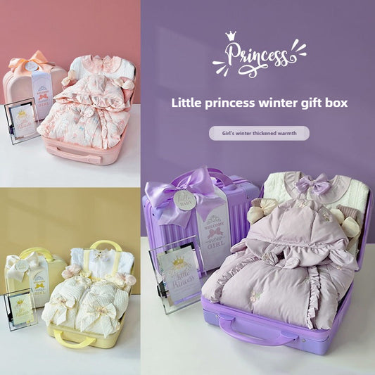 Newborn Baby Girl Winter Clothes Gift Box