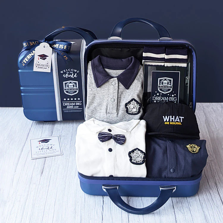 Baby boy jumpsuit set Gift Box Academy Style Set