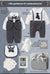 Little Gentleman (P combination) set gift box, new suitcase packaging