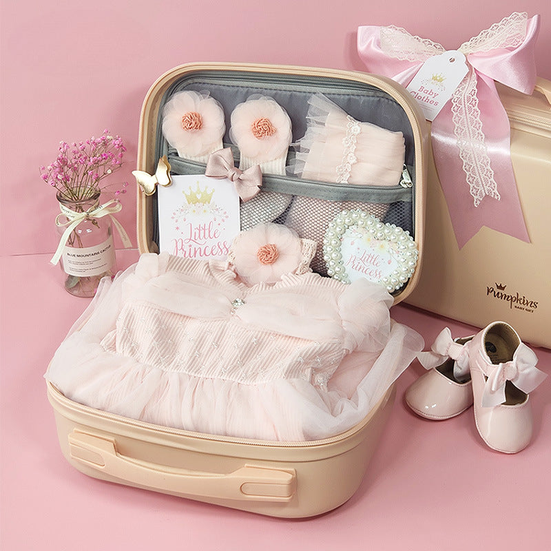 Newborn girl dress Gifts set